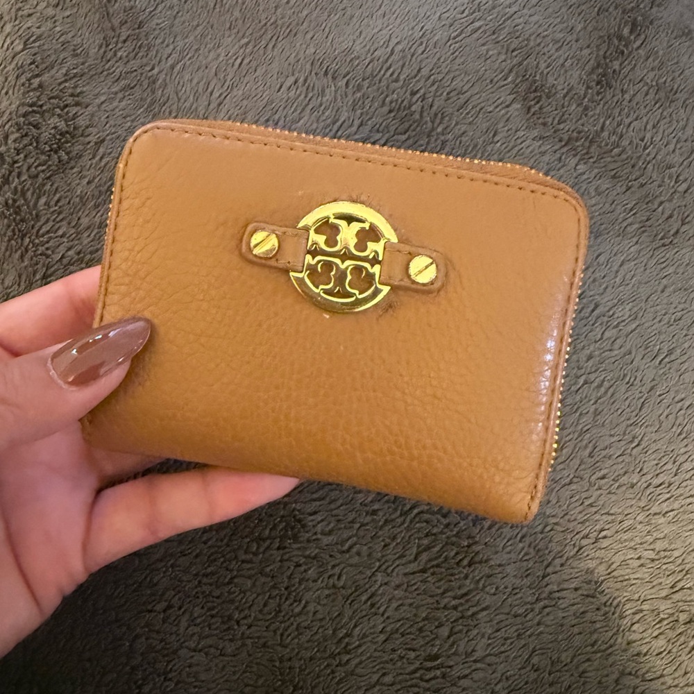 Tory Burch Key Ring wallet - Tan/Brown